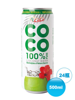 【預購商品】《A+COCO椰活》純椰子水_500ml／24入／箱