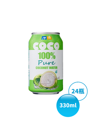 《ITIS就是椰子水》純椰子水_330ml／24入／箱